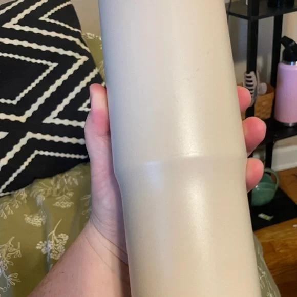 OWALA 24 ounce Beige Tumbler with original straw. - Picture 3 of 6